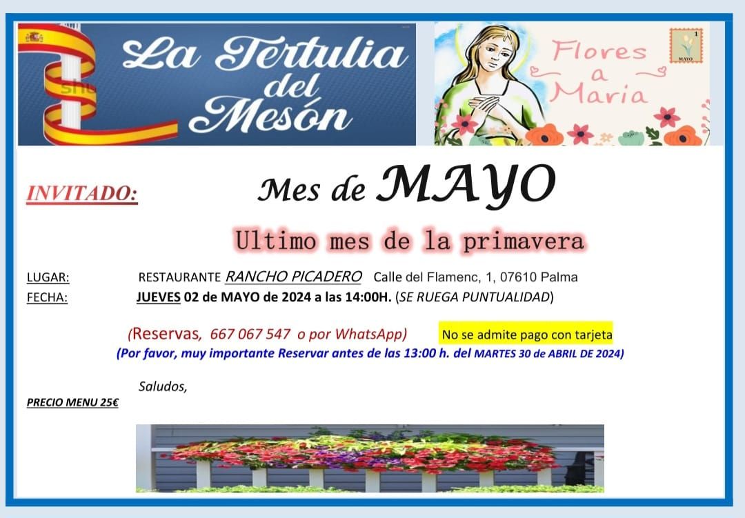 mes mayo tertulia